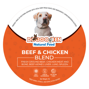doggodentrainin Beef & Chicken Organ Blend Label-01